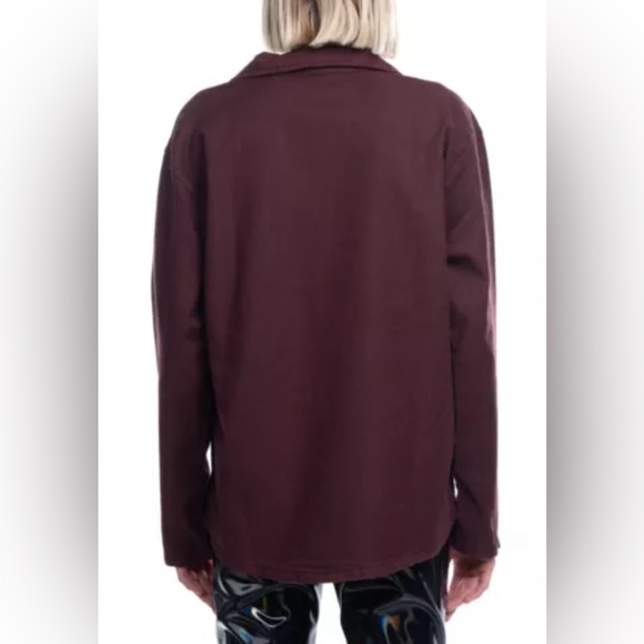 THE GREAT. Army Shirt Jacket Linen Blend - Picture 3 of 7